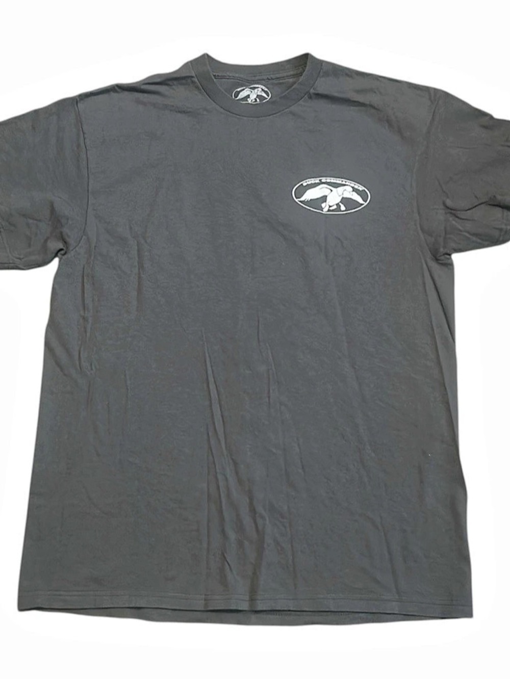 Duck Commander Mens T Shirt L Large Gray Duck Dynasty Fear The Beard